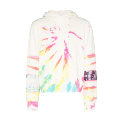 AMIRI White Tie-Dye Pullover Hoodie MJGH010-900