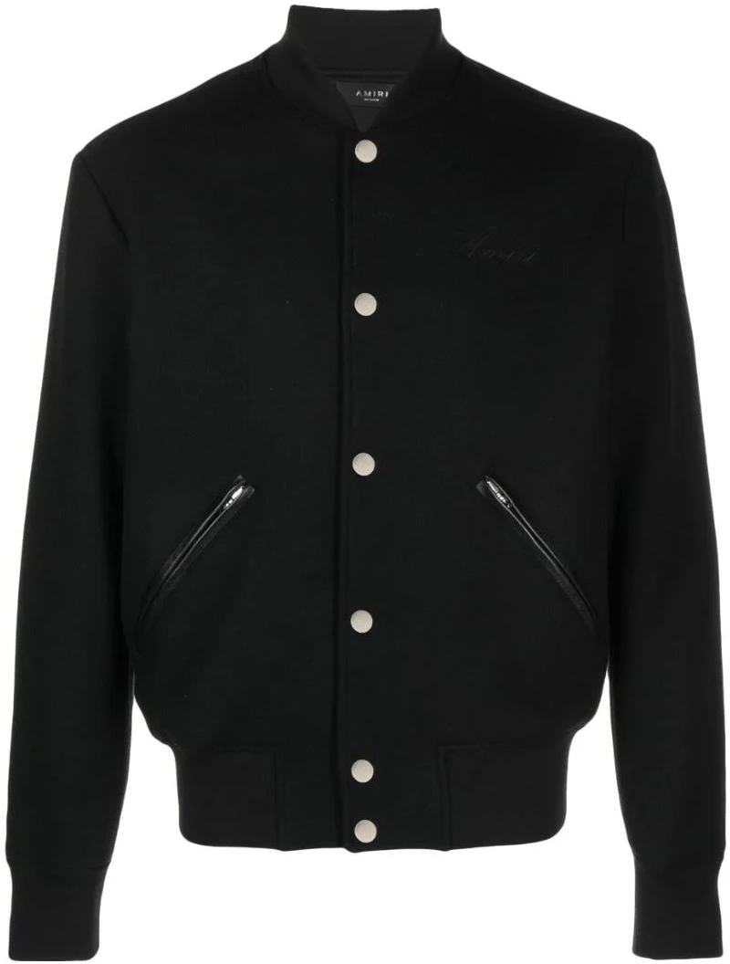 amiri-x-browns-fw-23-wool-logo-embroidered-bomber-jacket-unisex-black-aw-23-mos-098