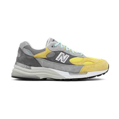Amoeba Music Nice Kicks NB 992 Made in USA 'Grey Yellow'