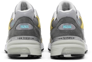 Amoeba Music x Nice Kicks x New Balance 992 Made in USA 'Kelabu Kuning' M992NK1 Details for Amoeba Music x Nice Kicks x New Balance 992 Made in USA 'Kelabu Kuning' M992NK1