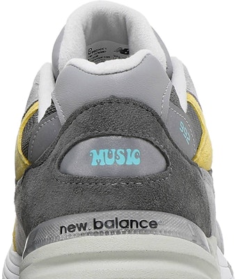 Amoeba Music x Nice Kicks x New Balance 992 Made in USA 'Grey Yellow'  M992NK1