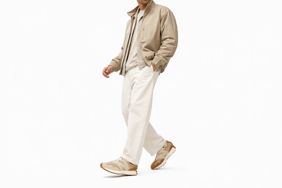 ANB Brand x New Balance 327 ''Beige Gum'' Sneakers MS327AAN Order ANB Brand x New Balance 327 ''Beige Gum'' Sneakers MS327AAN