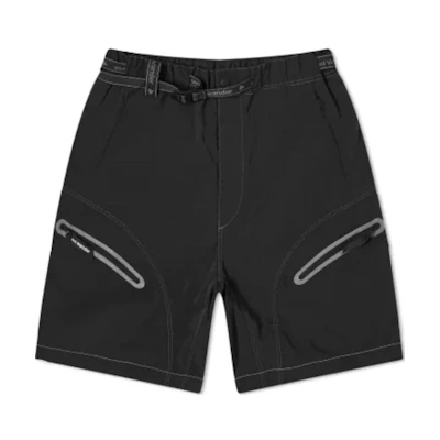 and wander Black Elastic Waist Casual Shorts 5744152142-010