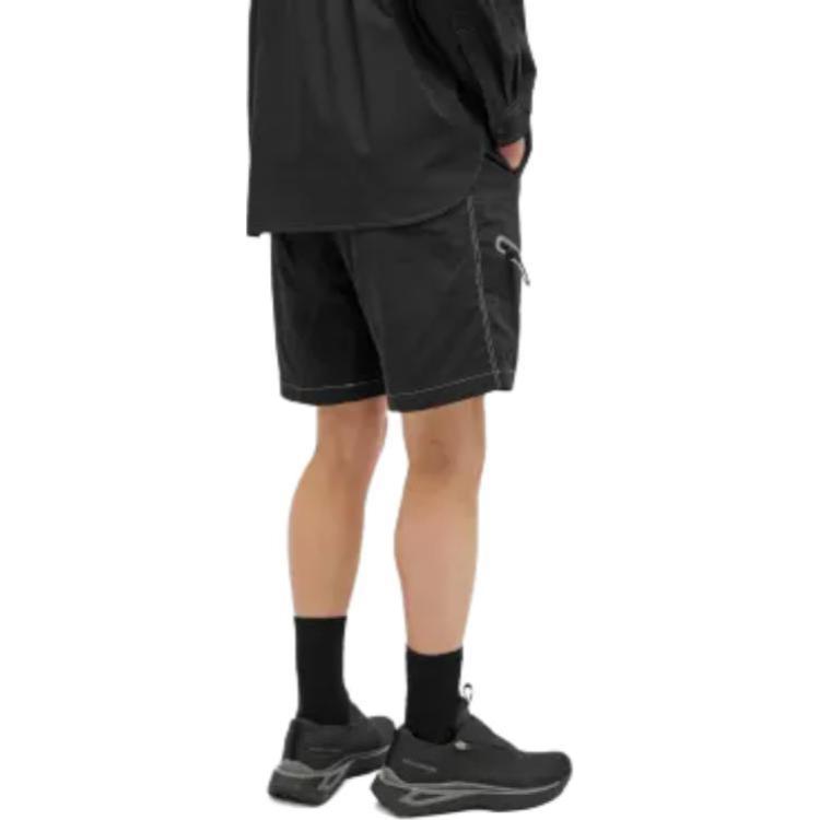 Shop 앤드 원더 블랙 엘라스틱 허리 캐주얼 쇼츠 5744152142-010