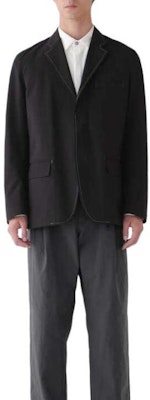 and wander Jaket Blazer Lengan Panjang Butang Warna Hitam Solid 5744181145-010 Shop and wander Jaket Blazer Lengan Panjang Butang Warna Hitam Solid 5744181145-010