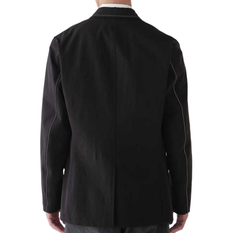 Purchase and wander Jaket Blazer Lengan Panjang Butang Warna Hitam Solid 5744181145-010