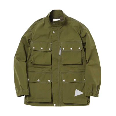 and Wander Khaki Solid Color Casual Zip-Up Jacket 5743281056-180