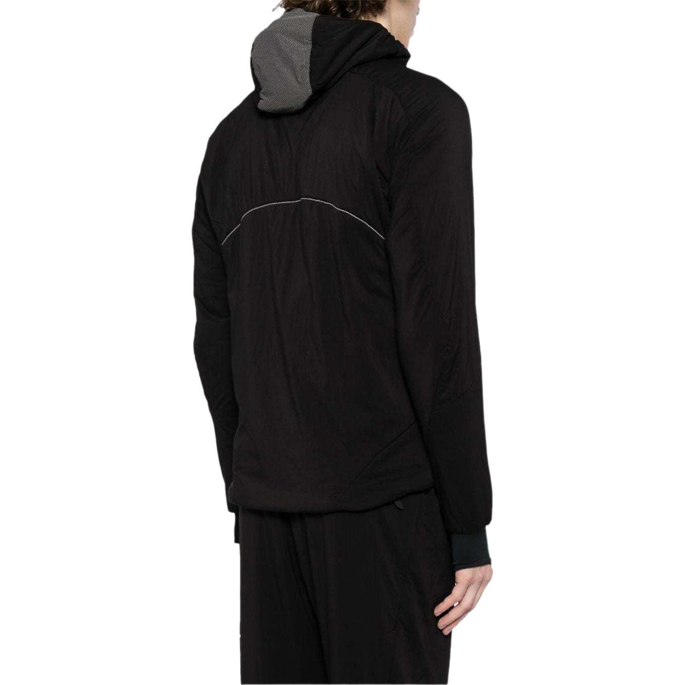 Shop And Wander Jaket Zip Penuh Berhud Cetak Logo Hitam 5743231014-010