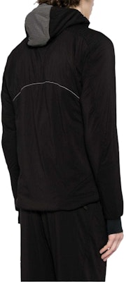 And Wander Jaket Zip Penuh Berhud Cetak Logo Hitam 5743231014-010 Shop And Wander Jaket Zip Penuh Berhud Cetak Logo Hitam 5743231014-010