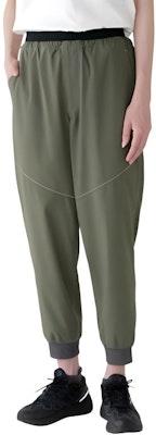 and wander Seluar Kasual Longgar Pinggang-Tinggi Elastik Warna Khaki 5744152297-180 Lookbook and wander Seluar Kasual Longgar Pinggang-Tinggi Elastik Warna Khaki 5744152297-180