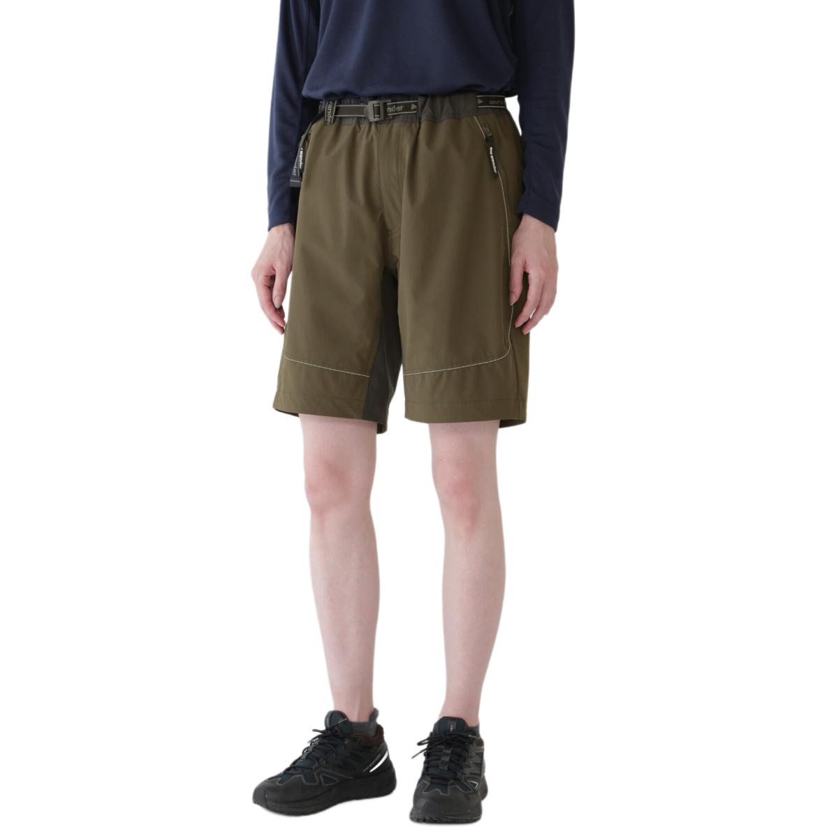 Purchase and wander Seluar Pendek Kasual Hijau Longgar Zip Pinggang Tengah 5744122109-180