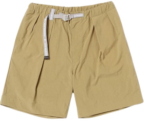 and wander Seluar Pendek Lipat Tirus Logo Bersulam Coklat Terang. 5744182177M040 Order and wander Seluar Pendek Lipat Tirus Logo Bersulam Coklat Terang. 5744182177M040