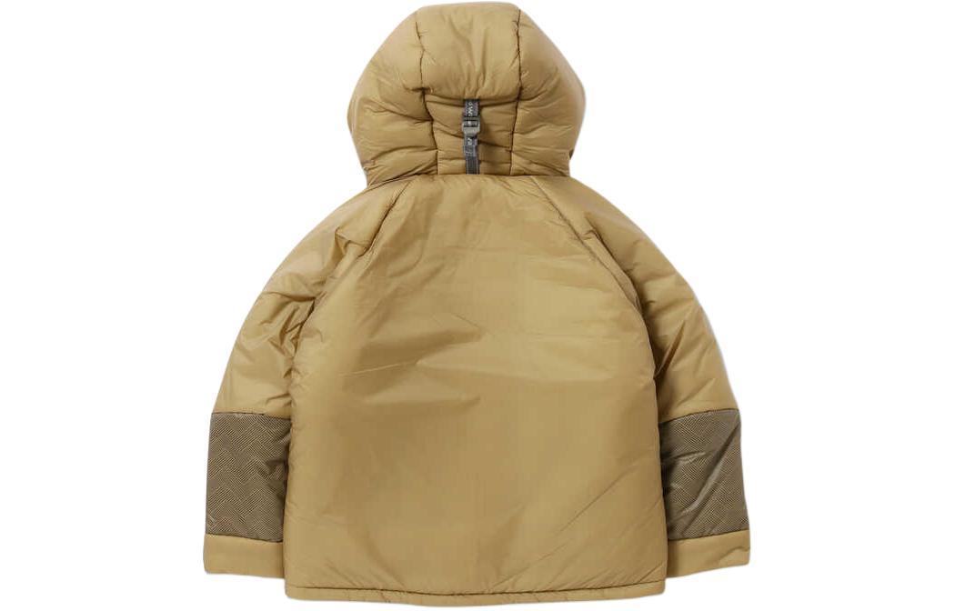 Lookbook アンドワンダー プリマロフト リップ ライトウェイト ブラウン フード付きジャケット 5743281049-040