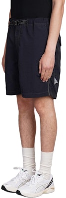 アンドワンダー ソリッドカラー ジップ カジュアルショーツ ブラック 5744152140-010 Shop アンドワンダー ソリッドカラー ジップ カジュアルショーツ ブラック 5744152140-010