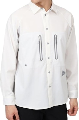 and wander 白色印花長袖襯衫 5744153126-031 Order and wander 白色印花長袖襯衫 5744153126-031