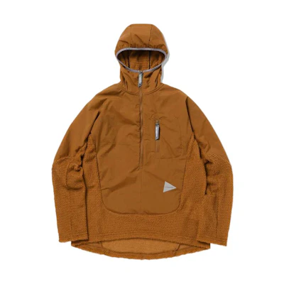 and wander Alpha Direct Hoodie Pullover Unisex Camel Color Long Sleeve Sweatshirt 5742241320-050