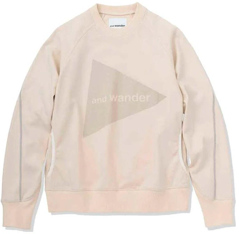 and-wander-beige-crewneck-pullover-casual-long-sleeve-sweatshirt-5741284002031