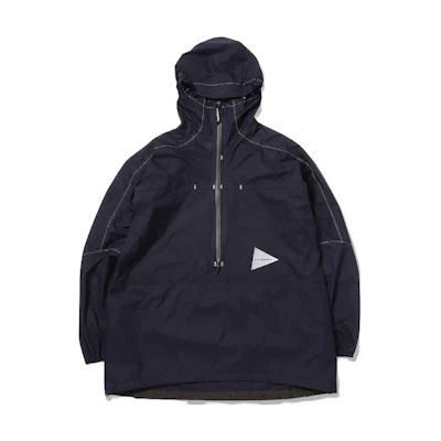 and wander Black Alphabet Logo Patch Hoodie 1122672M12007