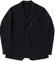 and wander Black Solid Color Notched Lapel Buttoned Jacket 57421810293010 and wander Black Solid Color Notched Lapel Buttoned Jacket 57421810293010