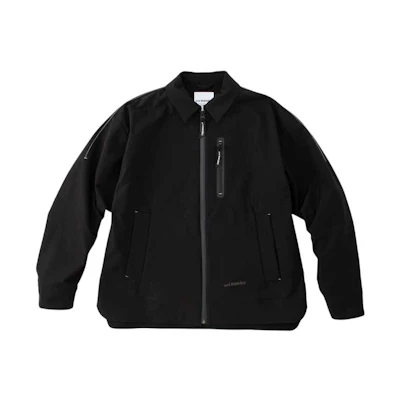 and wander Black Zip-Up Stand Collar Jacket Unisex Long Sleeve 5742281351-010
