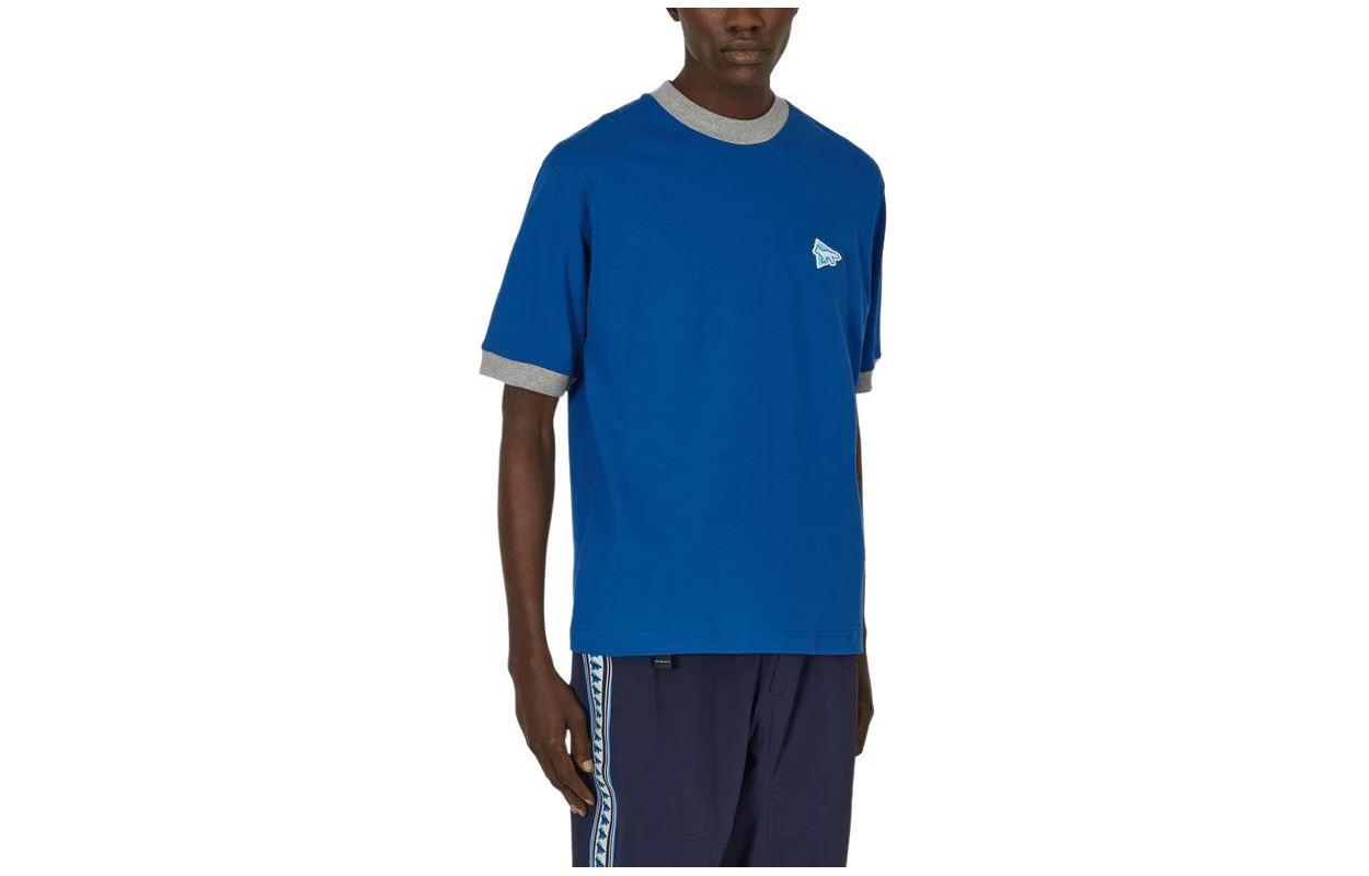 and wander Blue Logo Patch Short-Sleeve T-Shirt 5743284913-110