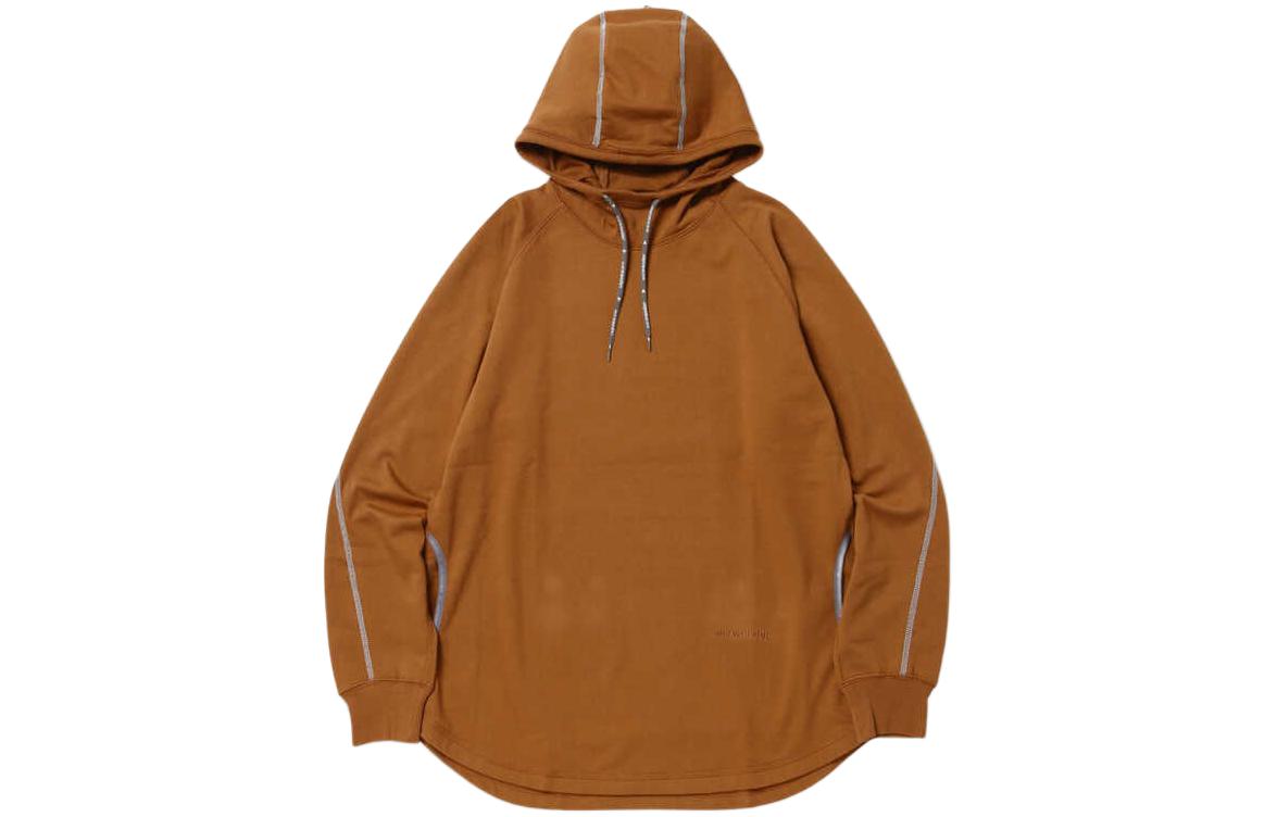 and wander Brown Pullover Hoodie with Raglan Sleeves Unisex 5741284924-050