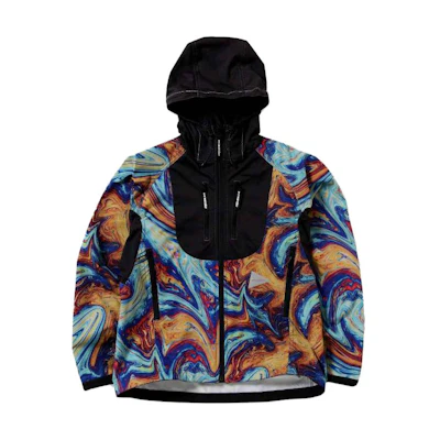 and wander Color-Block Hooded Jacket Multicolor 1122672M14020