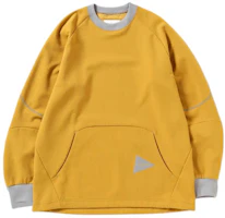 and wander Colorblock Crewneck Raglan Sweatshirt Yellow () 5742144014-060 and wander Colorblock Crewneck Raglan Sweatshirt Yellow () 5742144014-060