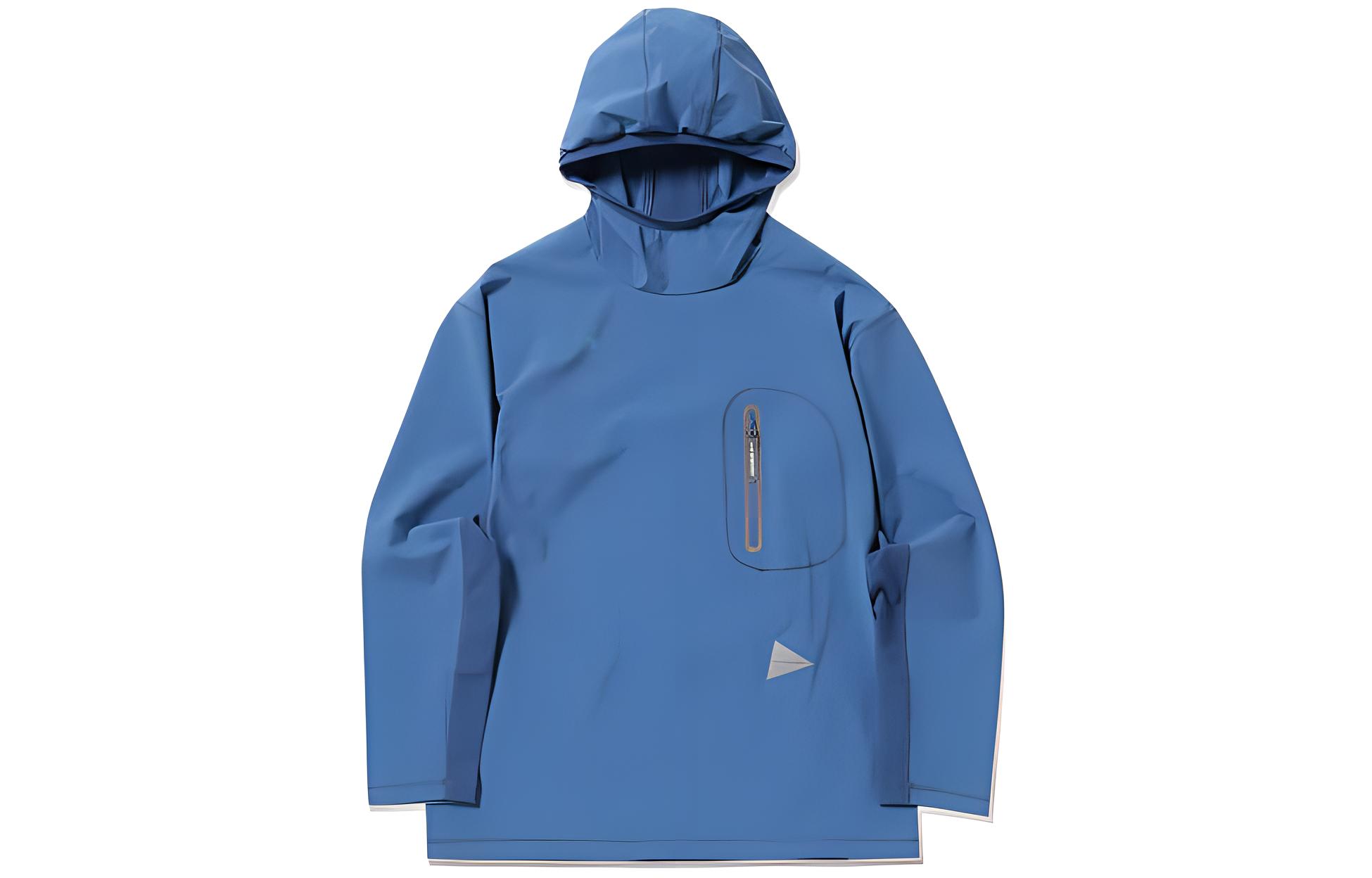 and wander Colorblock Pullover Hoodie Blue 5743184025-110