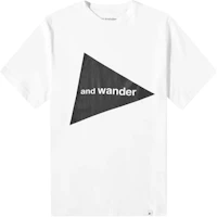 and wander Colorblock Slim-Fit Crewneck Logo T-Shirt White 5744184187030 and wander Colorblock Slim-Fit Crewneck Logo T-Shirt White 5744184187030