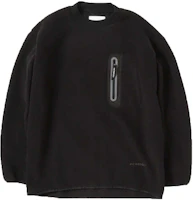 and wander Fleece Crewneck Pullover Sweatshirt Black 5743931513S010 and wander Fleece Crewneck Pullover Sweatshirt Black 5743931513S010