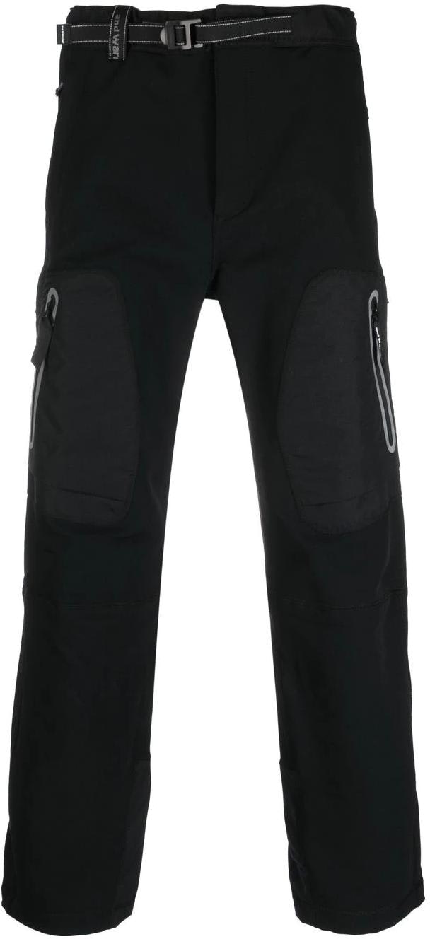 and-wander-fw-22-solid-color-logo-strap-straight-leg-casual-pants-men-black-5742222304010