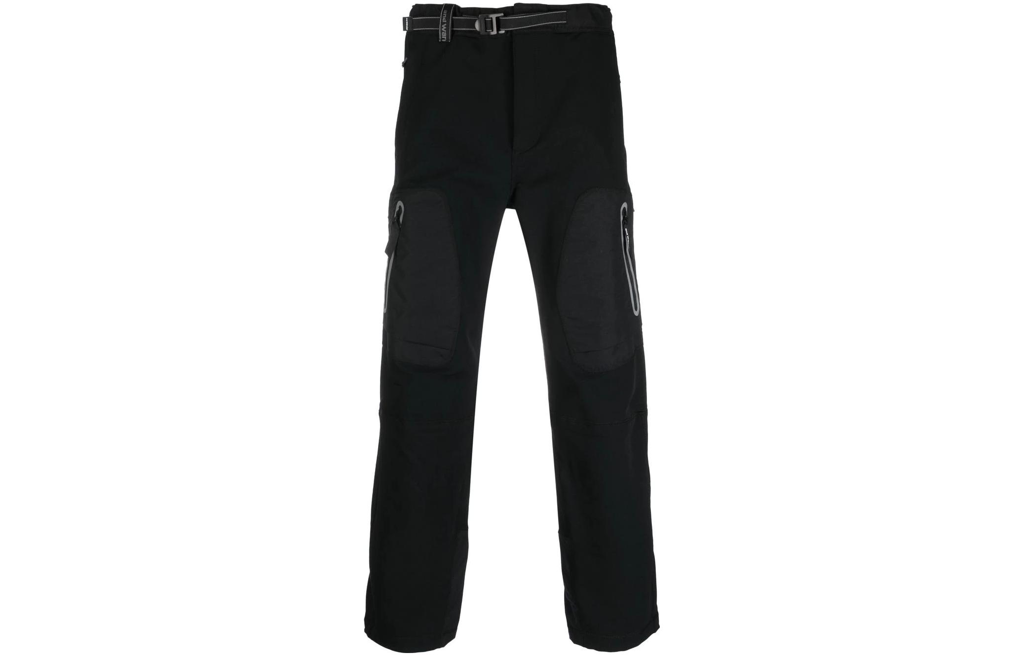 Order Seluar Lurus Kasual Logo Strap Warna Padu and wander FW22 Lelaki Hitam 5742222304010