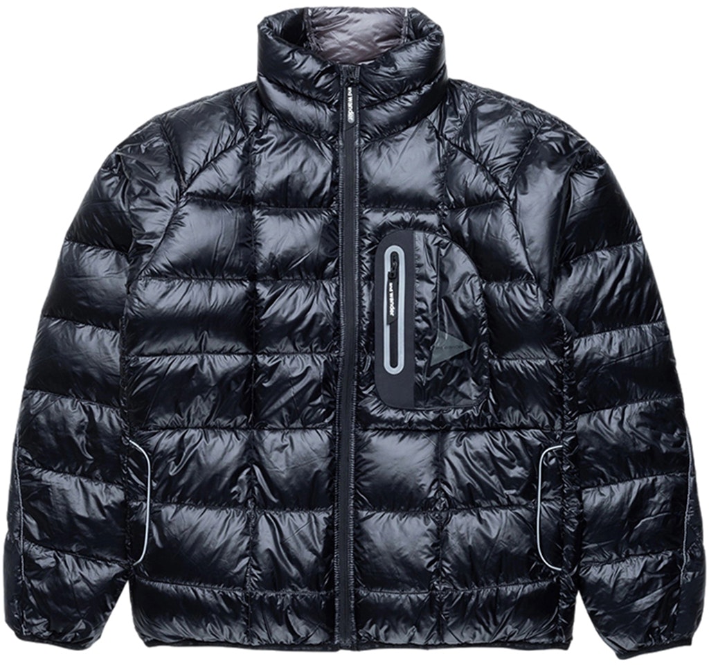 and-wander-fw-23-unisex-black-zip-up-down-jacket-with-stand-collar-5743231007-010