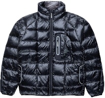 and wander FW23 Unisex Black Zip-Up Down Jacket with Stand Collar 5743231007-010 and wander FW23 Unisex Black Zip-Up Down Jacket with Stand Collar 5743231007-010