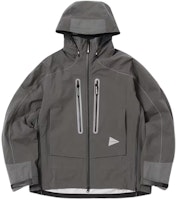 and wander FW23 Waterproof Loose-Fit Hooded Jacket Unisex - Gray 5743211001-023 and wander FW23 Waterproof Loose-Fit Hooded Jacket Unisex - Gray 5743211001-023