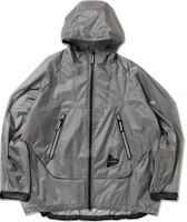 and wander FW24 Transparent Loose Hooded Jacket Unisex - Grey 5744211136S/M020 and wander FW24 Transparent Loose Hooded Jacket Unisex - Grey 5744211136S/M020