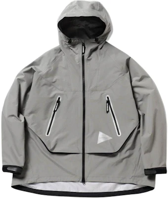 and wander FW24 拉链连帽宽松夹克 男女同款 灰色 5744211198S/M020 Buy and wander FW24 拉链连帽宽松夹克 男女同款 灰色 5744211198S/M020