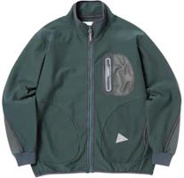 and wander Green Zip-Up High Neck Pocket Jacket Unisex 5743281057-140 and wander Green Zip-Up High Neck Pocket Jacket Unisex 5743281057-140