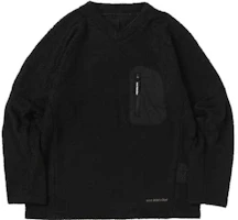and wander Pocket Oversized Pullover Sweatshirt Unisex Black 5743244024S010 and wander Pocket Oversized Pullover Sweatshirt Unisex Black 5743244024S010