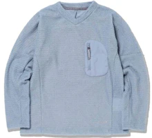and wander Pocket Oversized Pullover Sweatshirt Unisex Blue 5743244024S111 and wander Pocket Oversized Pullover Sweatshirt Unisex Blue 5743244024S111