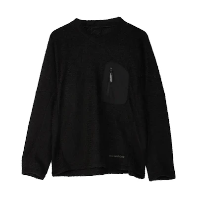 and wander Pullover Long Sleeve Sweatshirt Black 5743244024-010