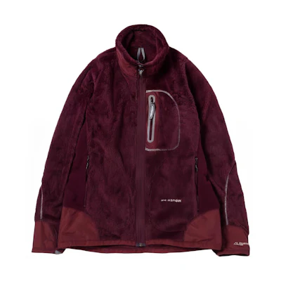 and wander Purple Fleece Zip-Up Jacket with Stand Collar 57402410312080