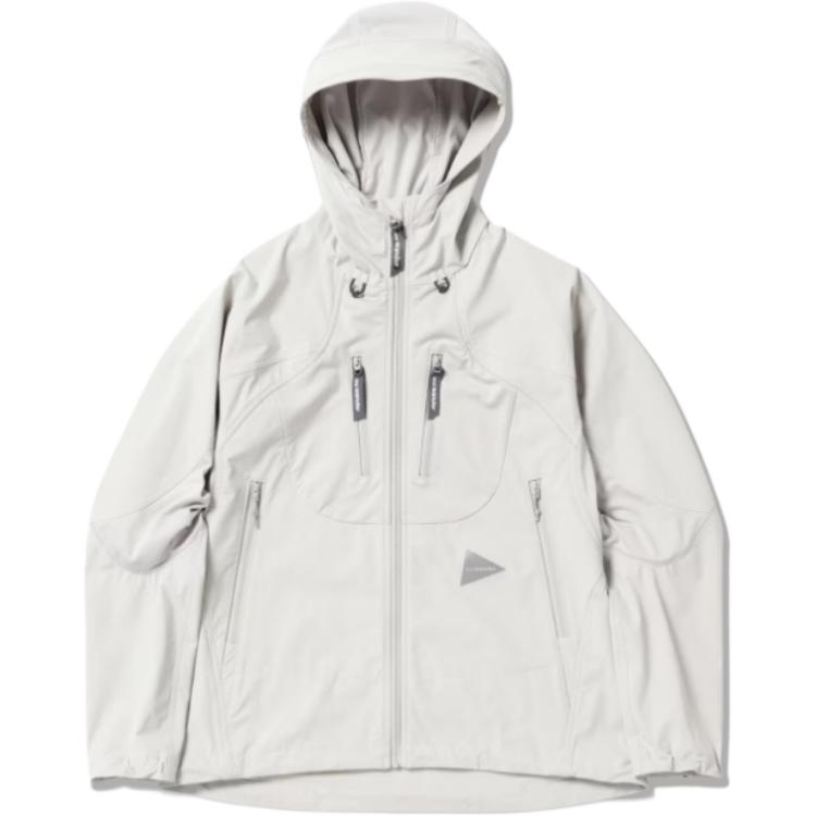 and wander Slim-Fit Zip-Up Hoodie Jacket - Gray 5744121107-021