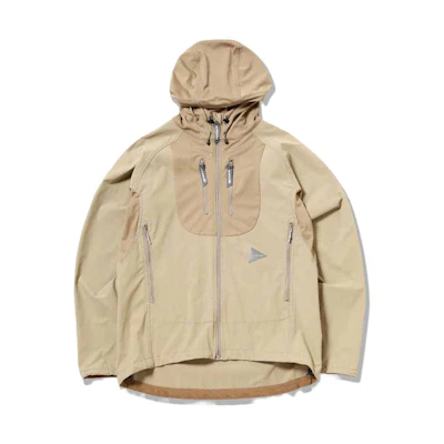 and wander Solid Color Full-Zip Hoodie Jacket - Earth Tone 1321672M14013
