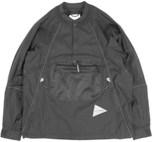 and wander Solid Color Oversized Pullover Jacket Black 5743121057-BLAC and wander Solid Color Oversized Pullover Jacket Black 5743121057-BLAC