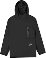 and wander Solid Color Pullover Hoodie Black 5742284373-010 and wander Solid Color Pullover Hoodie Black 5742284373-010