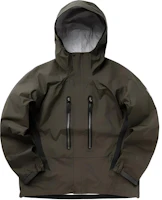 and wander Solid Hooded Loose-Fit Long-Sleeve Jacket Khaki 5744111104N-181 and wander Solid Hooded Loose-Fit Long-Sleeve Jacket Khaki 5744111104N-181