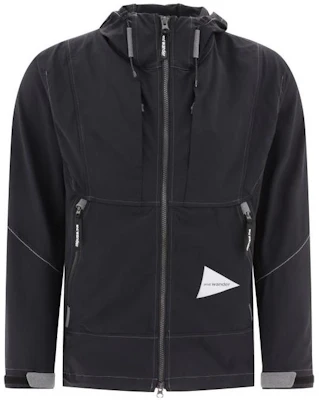 アンドワンダー SS23 ソリッドカラー ジップアップフーディージャケット ブラック 5743121014010 Buy アンドワンダー SS23 ソリッドカラー ジップアップフーディージャケット ブラック 5743121014010
