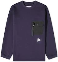 and wander SS23 Solid Pullover Crewneck Sweatshirt Purple () 5742284360-121 and wander SS23 Solid Pullover Crewneck Sweatshirt Purple () 5742284360-121